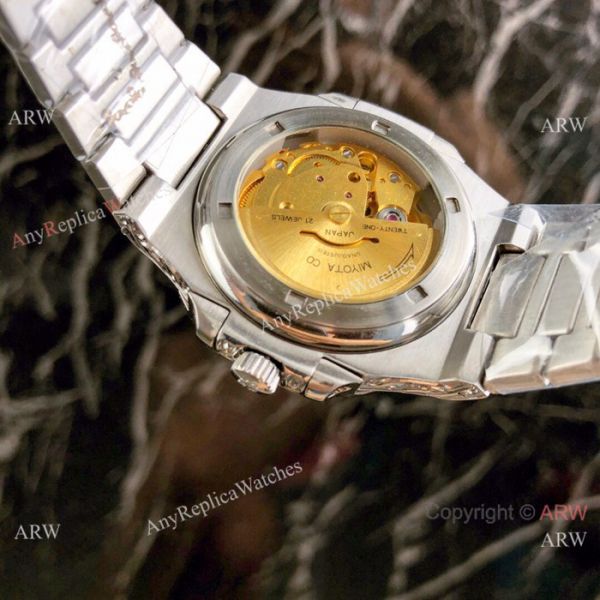 High Replica Patek Philippe Nautilus White Face Stainless Steel Tattoo Watches High Replica Patek Philippe Nautilus White Face Stainless Steel Tattoo Watches