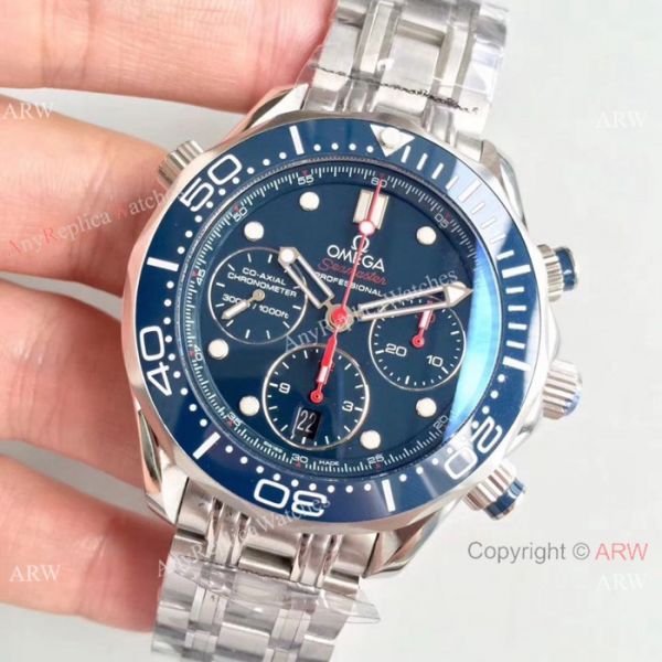 Swiss Grade Omega Seamaster 300 Replica Watch Stainless Steel Blue Dial Swiss Grade Omega Seamaster 300 Replica Watch Stainless Steel Blue Dial