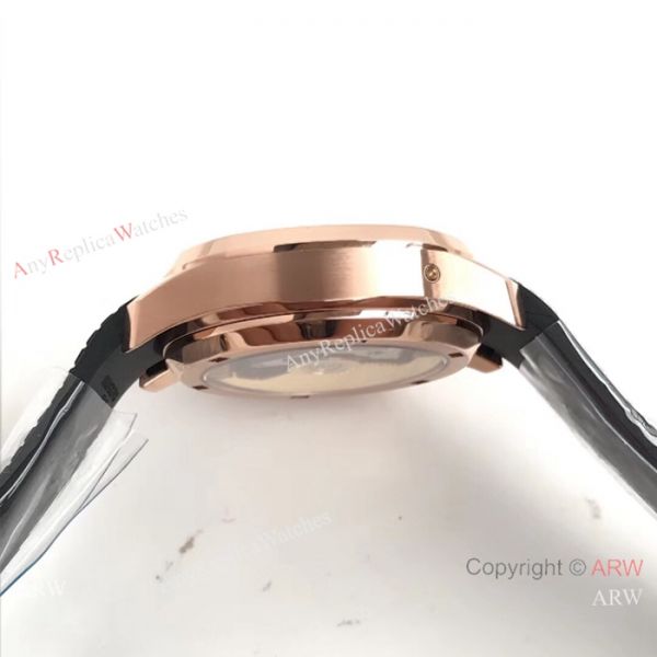 SWISS Copy Patek Philippe Aquanaut Chronograph 5968A Watch Rose Gold Black SWISS Copy Patek Philippe Aquanaut Chronograph 5968A Watch Rose Gold Black