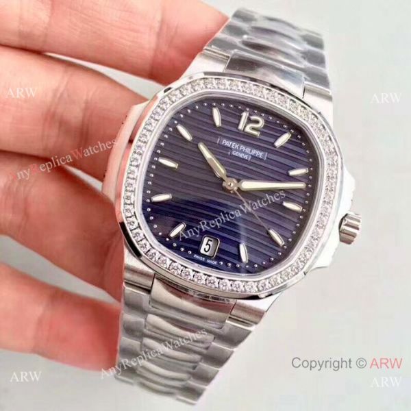 (PPF)Swiss Replica Patek Philippe 7118 Ladies Nautilus Watch Diamond bezel (PPF)Swiss Replica Patek Philippe 7118 Ladies Nautilus Watch Diamond bezel