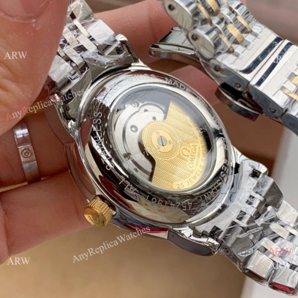 New Style Omega DeVille Automatic Watches Two Tone White Face New Style Omega DeVille Automatic Watches Two Tone White Face