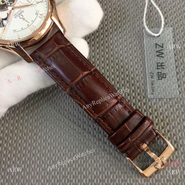 2019 Replica Omega seamaster Complications Watch Rose Gold White Dial 2019 Replica Omega seamaster Complications Watch Rose Gold White Dial