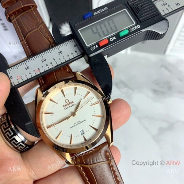 Fake Omega Seamaster Aqua Terra Omega Watch White Face 40mm Fake Omega Seamaster Aqua Terra Omega Watch White Face 40mm