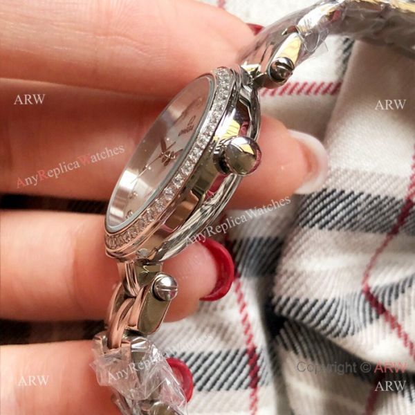 Replica Omega Women Watches Stainless Steel White MOP Dial Replica Omega Women Watches Stainless Steel White MOP Dial