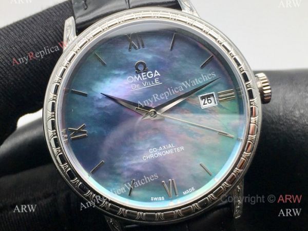 SWISS Replica Omega De Ville Mens Watch Mother of Pearl Face SWISS Replica Omega De Ville Mens Watch Mother of Pearl Face