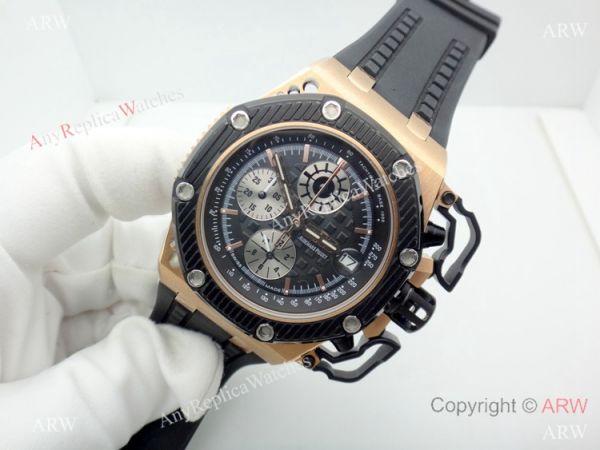Replica Audemar Piguet Survivor Chronograph Watch Rose Gold Case Replica Audemar Piguet Survivor Chronograph Watch Rose Gold Case