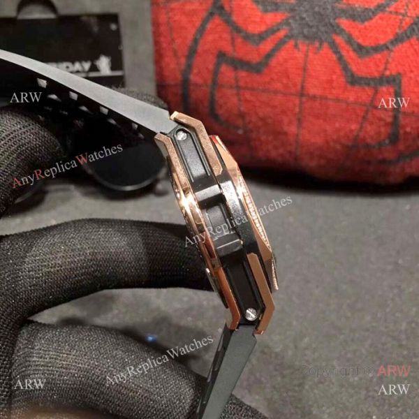 Copy Hublot Big Bang Special Edition Iced Out Full Diamond Watch Rose Gold Case Copy Hublot Big Bang Special Edition Iced Out Full Diamond Watch Rose Gold Case