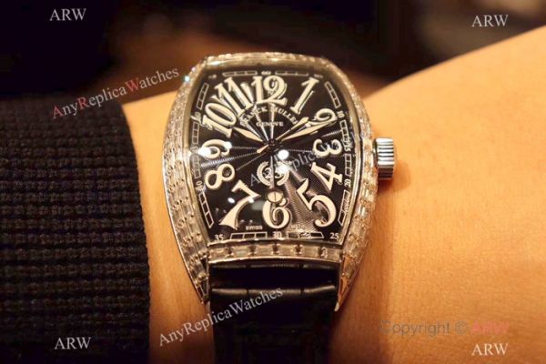 Franck Muller Cintree Curvex Special Edition Replica Watches Diamond Bezel Franck Muller Cintree Curvex Special Edition Replica Watches Diamond Bezel