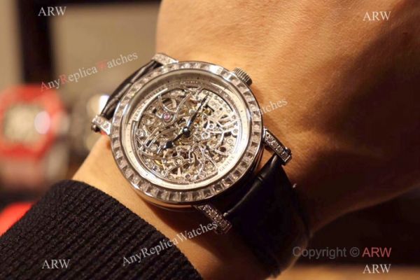 New Replica Franck Muller Round Skeleton Watch SS Diamond Bezel New Replica Franck Muller Round Skeleton Watch SS Diamond Bezel