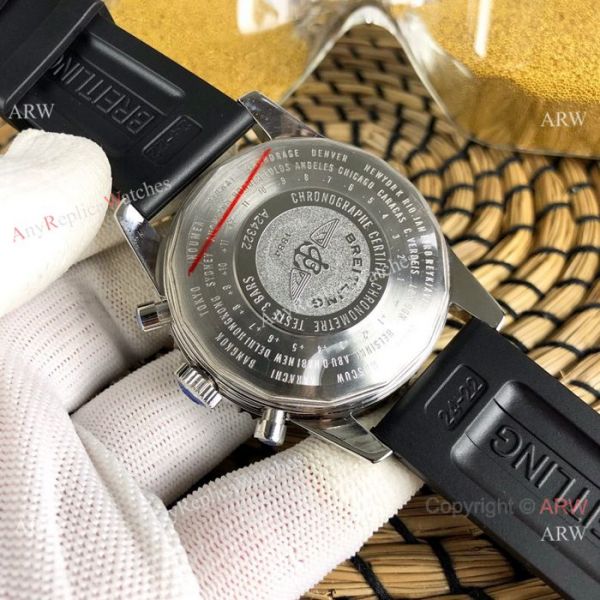 Breitling Navitimer Rubber Strap Edition Speciale Replica Watches White Face Breitling Navitimer Rubber Strap Edition Speciale Replica Watches White Face