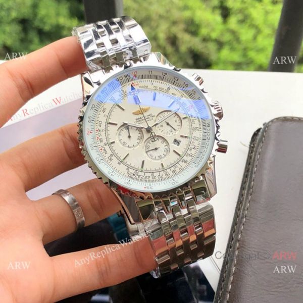 Copy Breitling Navitimer Chronometre Japanese Watch SS Brown Dial Copy Breitling Navitimer Chronometre Japanese Watch SS Brown Dial