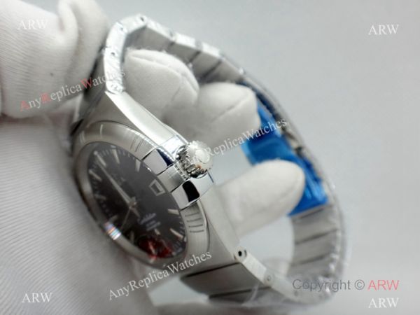 Omega Double Eagle Black Dial Stainless Steel Men Watch Replica Omega Double Eagle Black Dial Stainless Steel Men Watch Replica
