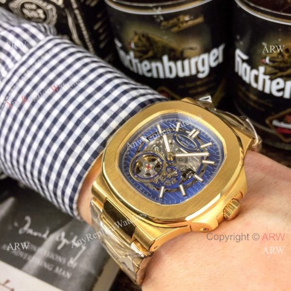 Clone Patek Philippe Skeleton Watches Two Tone Rose Gold 40mm Clone Patek Philippe Skeleton Watches Two Tone Rose Gold 40mm