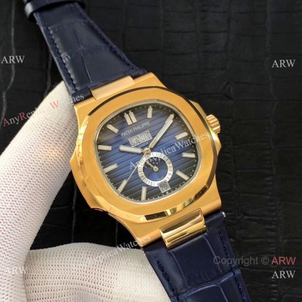 Top Grade Replica Patek Philippe Nautilus Annual Calendar 39.5mm Watch Yellow Gold Top Grade Replica Patek Philippe Nautilus Annual Calendar 39.5mm Watch Yellow Gold