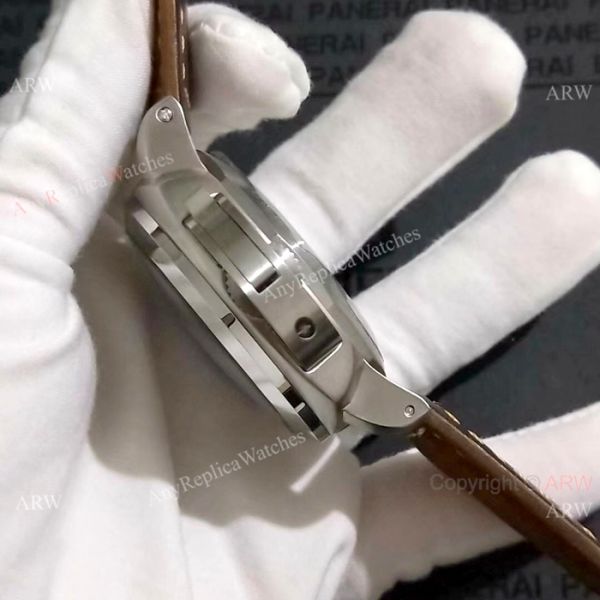 Copy Panerai Luminor FLYBACK SS Brown Leather Band Watch PAM524 Copy Panerai Luminor FLYBACK SS Brown Leather Band Watch PAM524