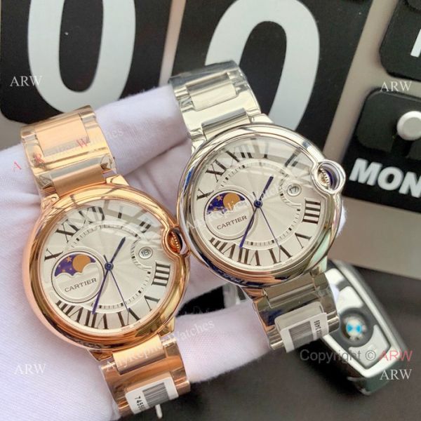 Replica Cartier Ballon Bleu Moonphase Rose Gold Quartz Watch Replica Cartier Ballon Bleu Moonphase Rose Gold Quartz Watch