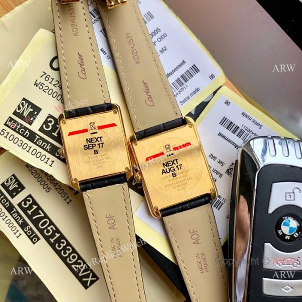 Replica Cartier Tank Solo Rose Gold Watch 2019 New Replica Cartier Tank Solo Rose Gold Watch 2019 New