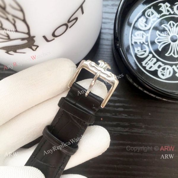 Copy Jaeger-LeCoultre Tourbillon SS Black Leather Strap Watch Copy Jaeger-LeCoultre Tourbillon SS Black Leather Strap Watch