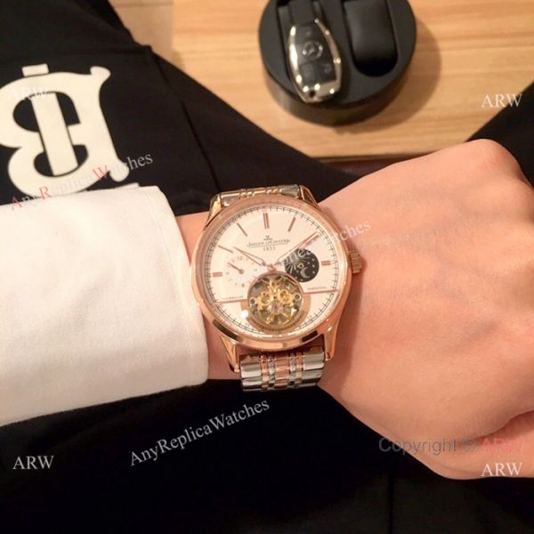 Jaeger-LeCoultre Master Complications Tourbillon Watch Replica 2-Tone Rose Gold Jaeger-LeCoultre Master Complications Tourbillon Watch Replica 2-Tone Rose Gold