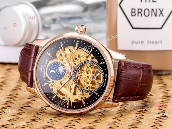 Copy Jaeger-Lecoultre Skeleton Moonphase Watches 43mm Copy Jaeger-Lecoultre Skeleton Moonphase Watches 43mm