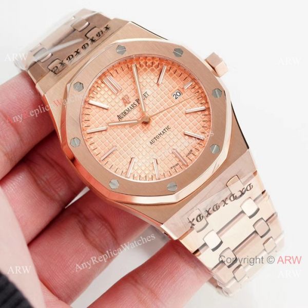 Swiss Grade Audemars Piguet Royal Oak Replica Watch Rose Gold Swiss Grade Audemars Piguet Royal Oak Replica Watch Rose Gold