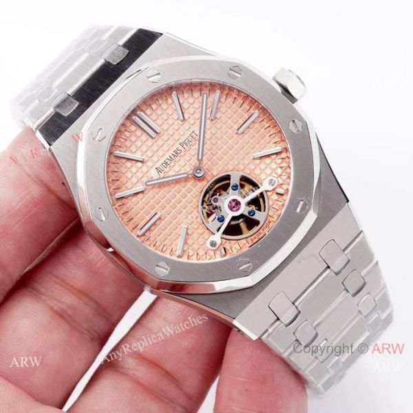 Swiss Replica Audemars Piguet Royal Oak Tourbillon SS Blue Dial watch 2924 Movement Swiss Replica Audemars Piguet Royal Oak Tourbillon SS Blue Dial watch 2924 Movement