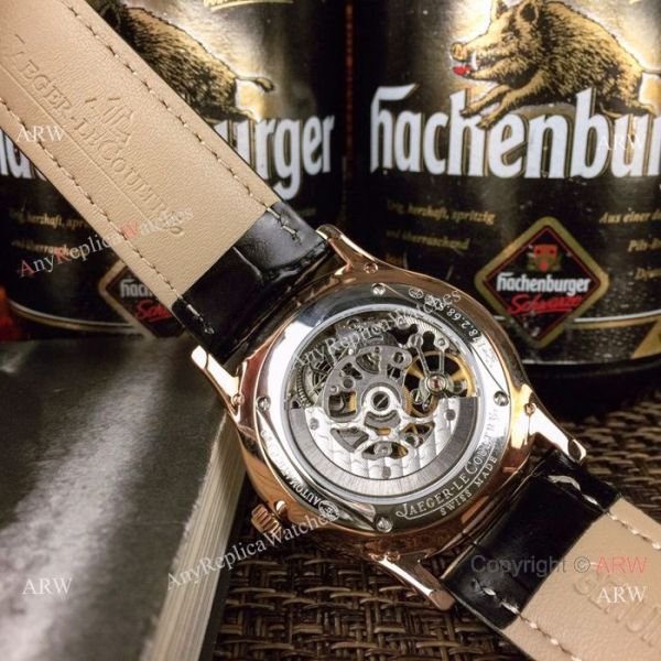Best Quality Replica Jaeger-LeCoultre Skeleton Rose Gold Men Watch Best Quality Replica Jaeger-LeCoultre Skeleton Rose Gold Men Watch