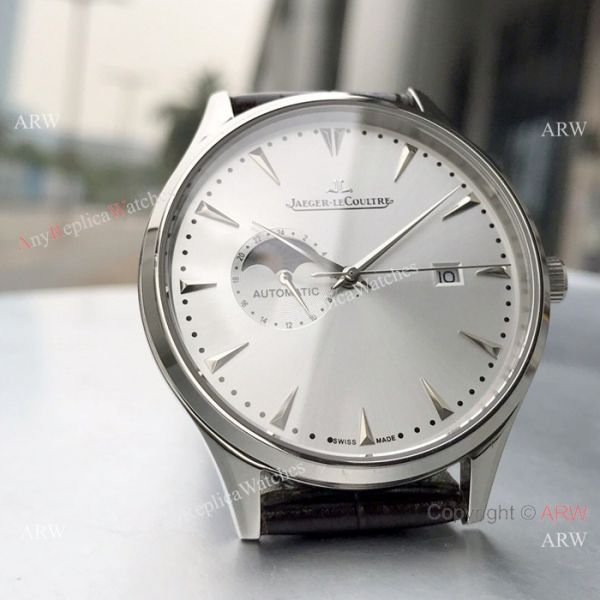 Copy Jaeger LeCoultre Master Swiss 8217 Watch SS Gray Rhodium Dial Copy Jaeger LeCoultre Master Swiss 8217 Watch SS Gray Rhodium Dial