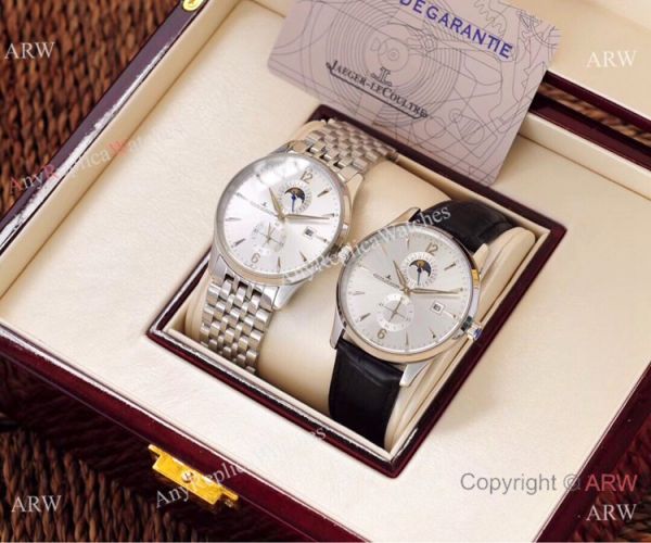 2019 Copy Jaeger-LeCoultre Master Moonphase Stainless Steel Watch 2019 Copy Jaeger-LeCoultre Master Moonphase Stainless Steel Watch