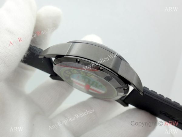 Fake Chopard Alfa Romeo Chronograph Black Dial Watch Red Hands Fake Chopard Alfa Romeo Chronograph Black Dial Watch Red Hands