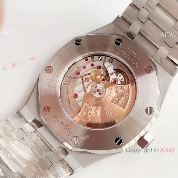 JF Audemars Piguet Royal Oak V5 41mm Watch Replica Ss Silver Textured Face JF Audemars Piguet Royal Oak V5 41mm Watch Replica Ss Silver Textured Face