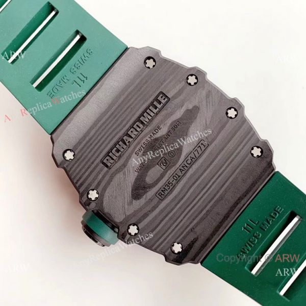 AAA Replica Richard Mille RM 035-01 Rafa Rafael Nadal Watch Green Rubber Band AAA Replica Richard Mille RM 035-01 Rafa Rafael Nadal Watch Green Rubber Band