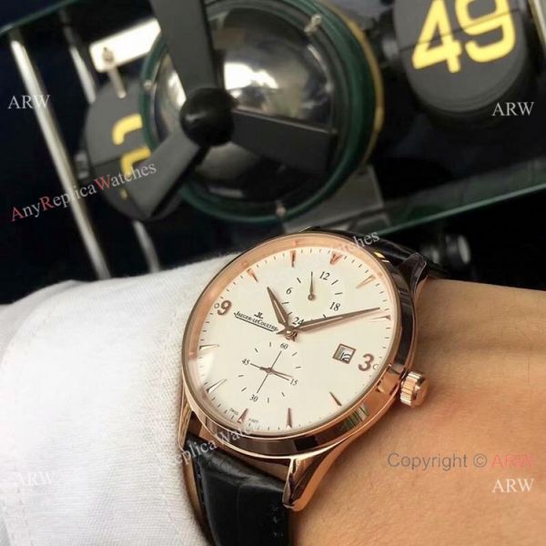 Best Quality Jaeger-LeCoultre Master 2-Tone Rose Gold White Dial Watch 42mm Best Quality Jaeger-LeCoultre Master 2-Tone Rose Gold White Dial Watch 42mm