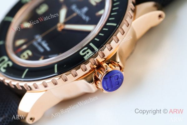 Swiss Grade Blancpain Fifty Fathoms Automatique Rose Gold Watch Best Replica 1:1 Swiss Grade Blancpain Fifty Fathoms Automatique Rose Gold Watch Best Replica 1:1