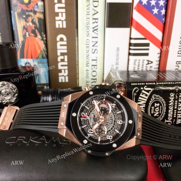 New Replica Hublot Big Bang King Unico Watch Rose Gold Case New Replica Hublot Big Bang King Unico Watch Rose Gold Case