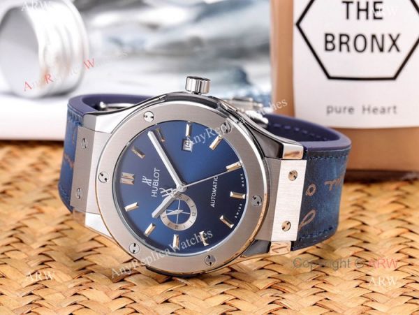 Copy Hublot Classic Fusion Men Watch Black Plated Silver Dial Copy Hublot Classic Fusion Men Watch Black Plated Silver Dial