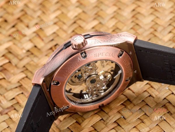 Copy Hublot Classic Fusion Tattoo Wristwatch Black Gummy Strap Copy Hublot Classic Fusion Tattoo Wristwatch Black Gummy Strap