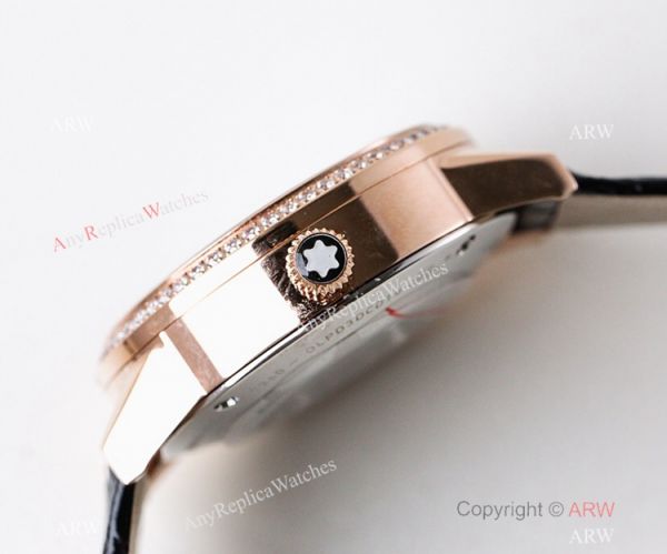 Fake Montblanc Boheme Date Rose Gold Blue MOP Dial Watch Swiss Made Fake Montblanc Boheme Date Rose Gold Blue MOP Dial Watch Swiss Made