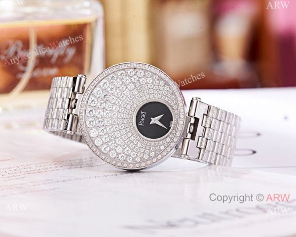 Replica Piaget Limelight Twice Silver Dial Ladies Watch Swiss Quartz Replica Piaget Limelight Twice Silver Dial Ladies Watch Swiss Quartz