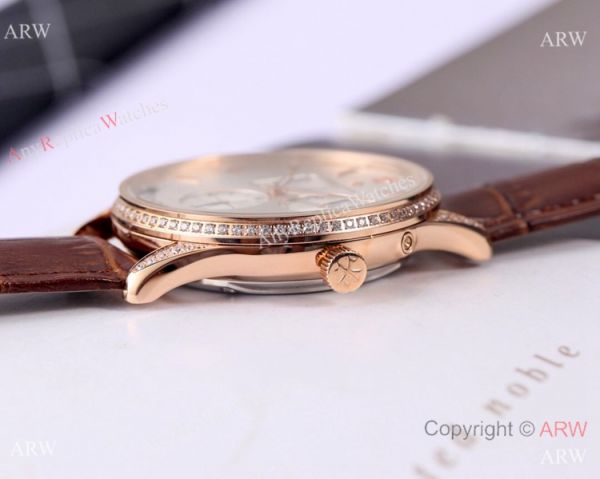 Clone Vacheron Constantin Power Reserve watch SS Diamond Black Dial Clone Vacheron Constantin Power Reserve watch SS Diamond Black Dial