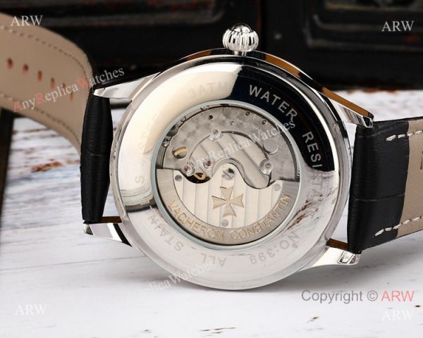 AAA Quality Copy Vacheron Constantin Moonphase Watch SS White Dial AAA Quality Copy Vacheron Constantin Moonphase Watch SS White Dial
