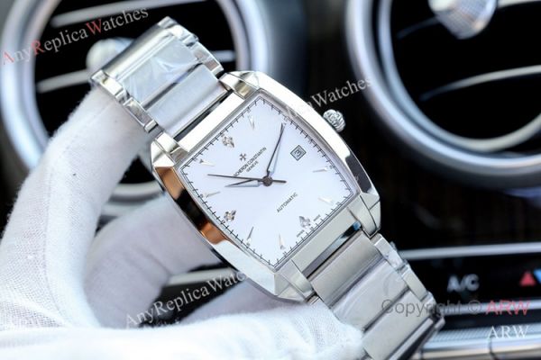 Copy Vacheron Constantin Malte Stainless Steel White Face Watch 40mm Copy Vacheron Constantin Malte Stainless Steel White Face Watch 40mm