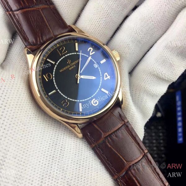 Copy Vacheron Constantin Geneve Stainless Steel Black Watch Low Price Copy Vacheron Constantin Geneve Stainless Steel Black Watch Low Price