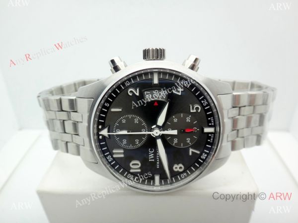 Replica Swiss IWC Pilot 7750 Stainless Steel Gray Dial Watch 43MM Replica Swiss IWC Pilot 7750 Stainless Steel Gray Dial Watch 43MM