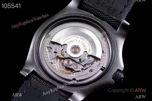 Replica Breitling Avenger II GMT 2836 SS Black Dial Watch GF Factory Replica Breitling Avenger II GMT 2836 SS Black Dial Watch GF Factory