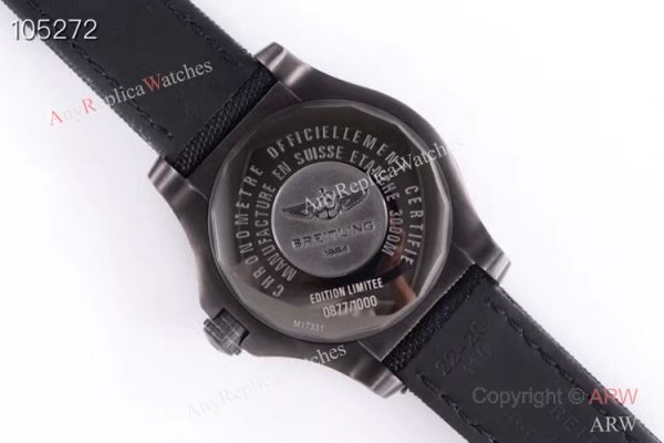 GB Factory Breitling Avenger Seawolf II Boelcke Black Steel Watch 45mm GB Factory Breitling Avenger Seawolf II Boelcke Black Steel Watch 45mm
