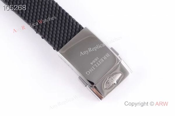 Swiss Replica Breitling Superocean Heritage II day-date SS Black Dial Watch GB factory Swiss Replica Breitling Superocean Heritage II day-date SS Black Dial Watch GB factory