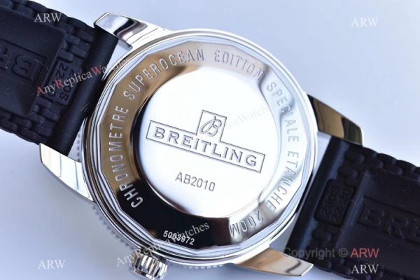 (GF) Copy Breitling Superocean Heritage II Swiss 9015 Watch White Dial Black Rubber Band (GF) Copy Breitling Superocean Heritage II Swiss 9015 Watch White Dial Black Rubber Band