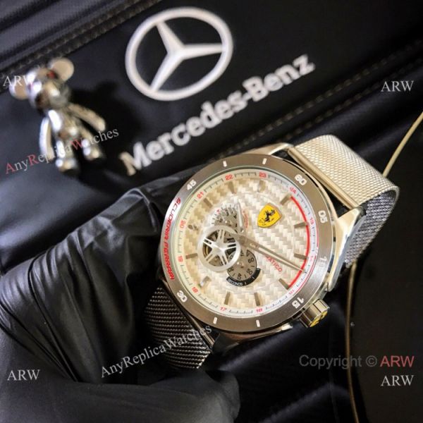 Replica Ferrari Gran Premio Automatico Watch Stainless Steel 43mm Replica Ferrari Gran Premio Automatico Watch Stainless Steel 43mm