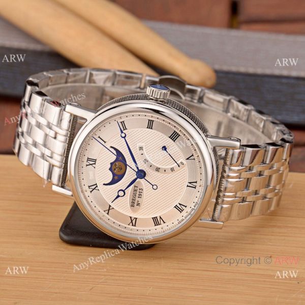 Breguet Classique Moon phase Replica Watch 2-Tone Rose Gold White Dial Breguet Classique Moon phase Replica Watch 2-Tone Rose Gold White Dial